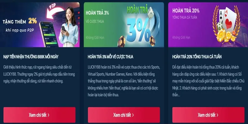 Thưởng chào mừng kuvip